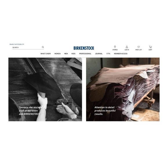 Birkenstock (NWT) Limited Edition, Horween Leather Arizona Sandals Size 41 - Picture 10 of 11